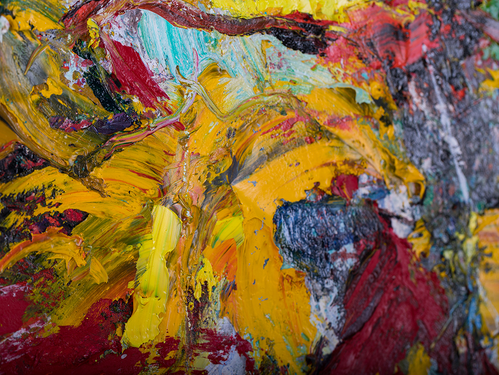 Armonii în galben – pictură în ulei, artist Iurie Cojocaru – Iurie Cojocaru – O Galerie de Artă