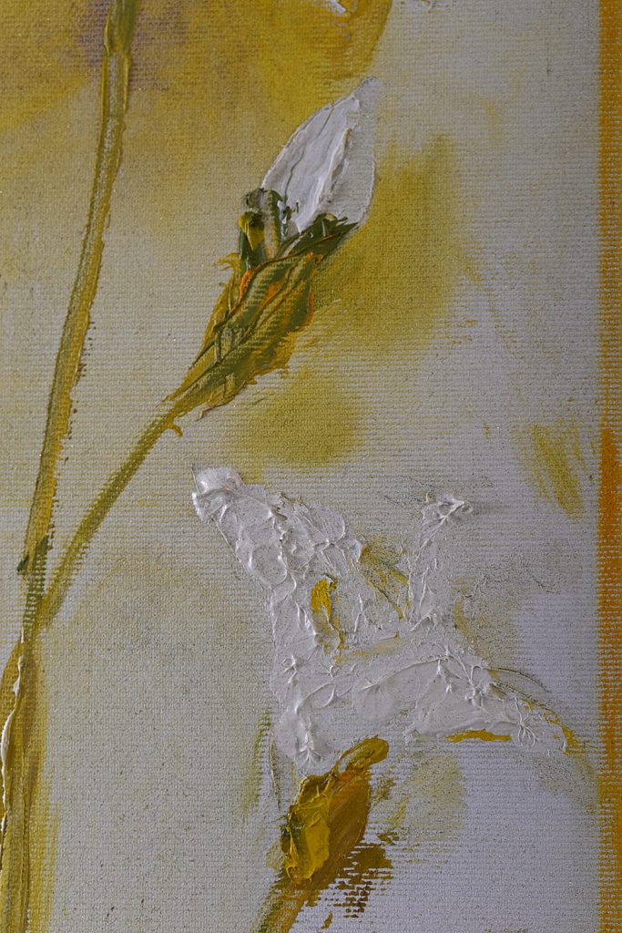 Iris 1 – pictură în ulei, artistă Katalin Hajdu – Katalin Hajdu – O Galerie de Artă