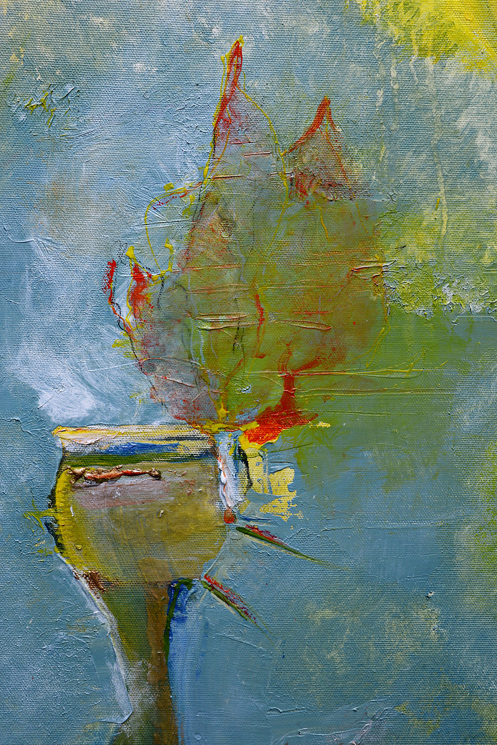 Înălțare – pictură în ulei, artistă Katalin Hajdu – Katalin Hajdu – O Galerie de Artă