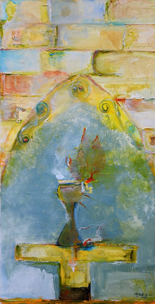 Înălțare – pictură în ulei, artistă Katalin Hajdu – Katalin Hajdu – O Galerie de Artă