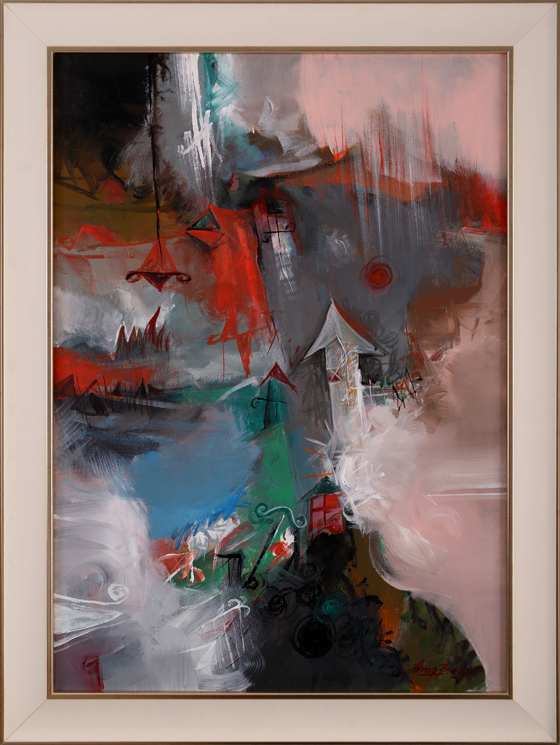 Incandescența – pictură în acrilic, artist Emanuel Bumbu – Emanuel Bumbu – O Galerie de Artă