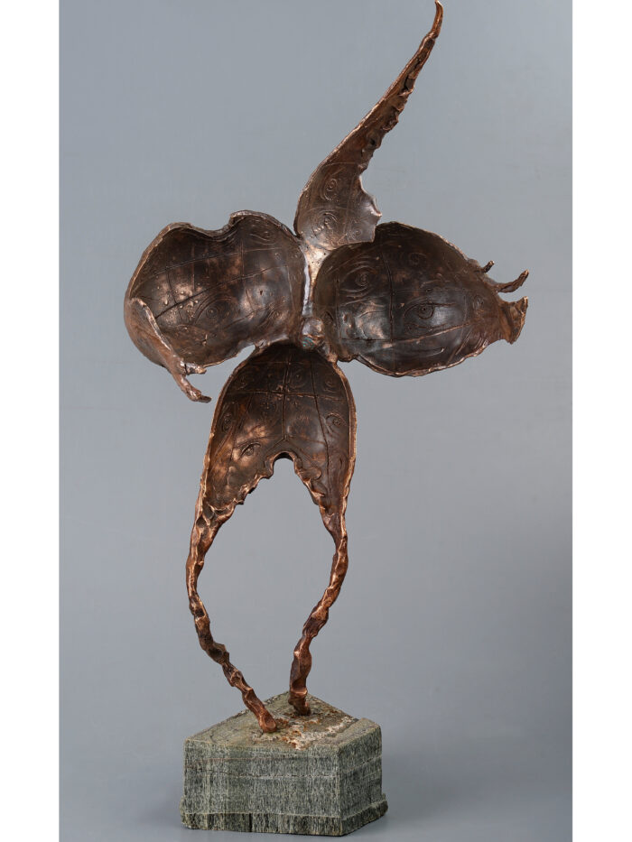 Serafim – sculptură în bronz, artist Liviu Bumbu – Liviu Bumbu – O Galerie de Artă