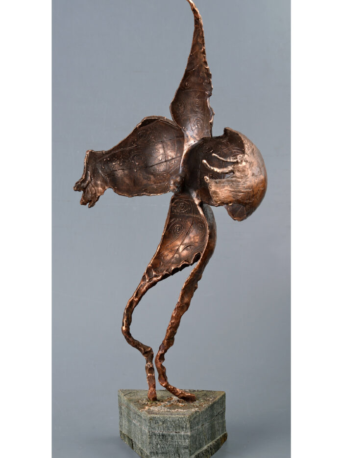 Serafim – sculptură în bronz, artist Liviu Bumbu – Liviu Bumbu – O Galerie de Artă