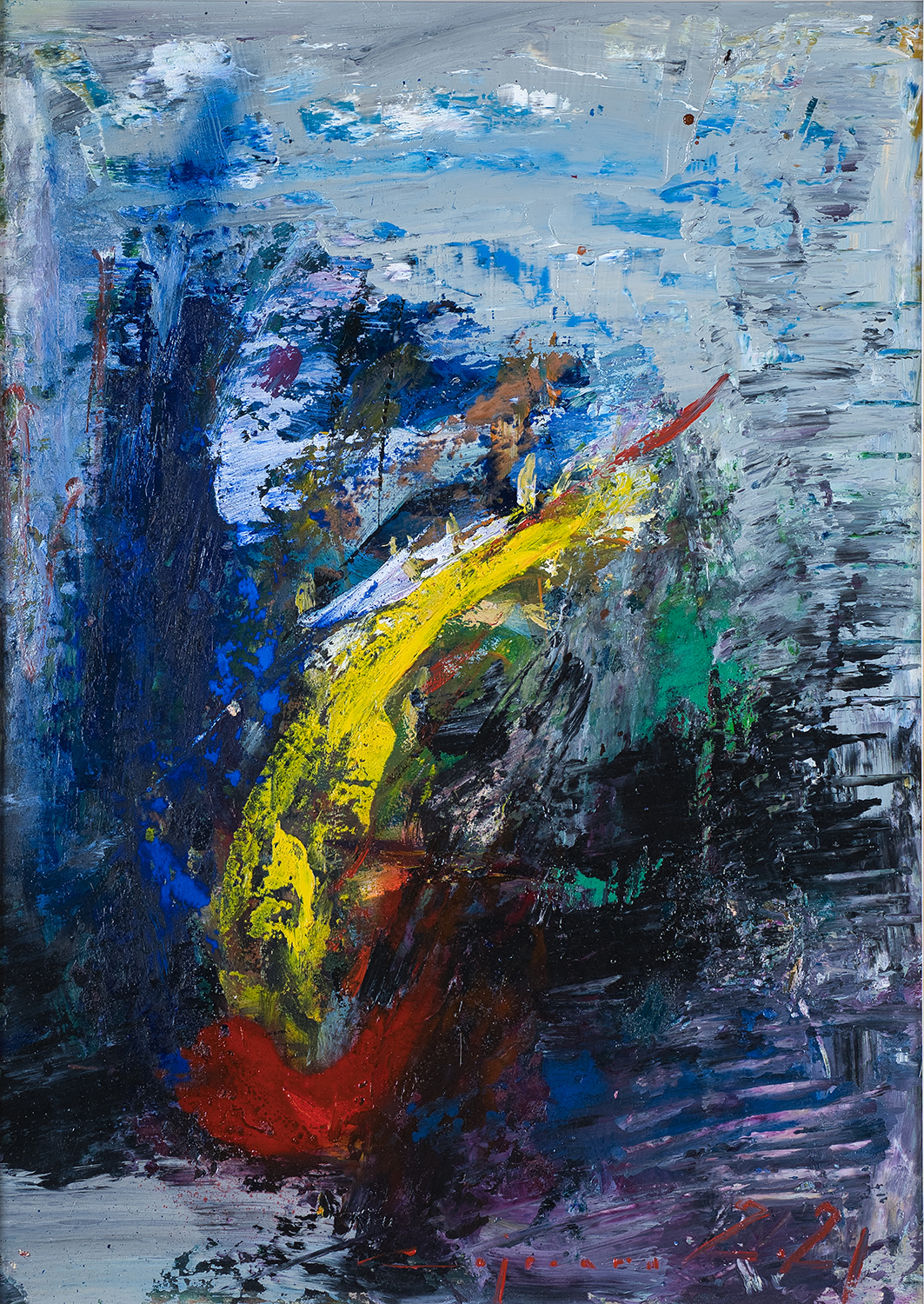 Ivirea – pictură în ulei, artist Iurie Cojocaru – Iurie Cojocaru – O Galerie de Artă