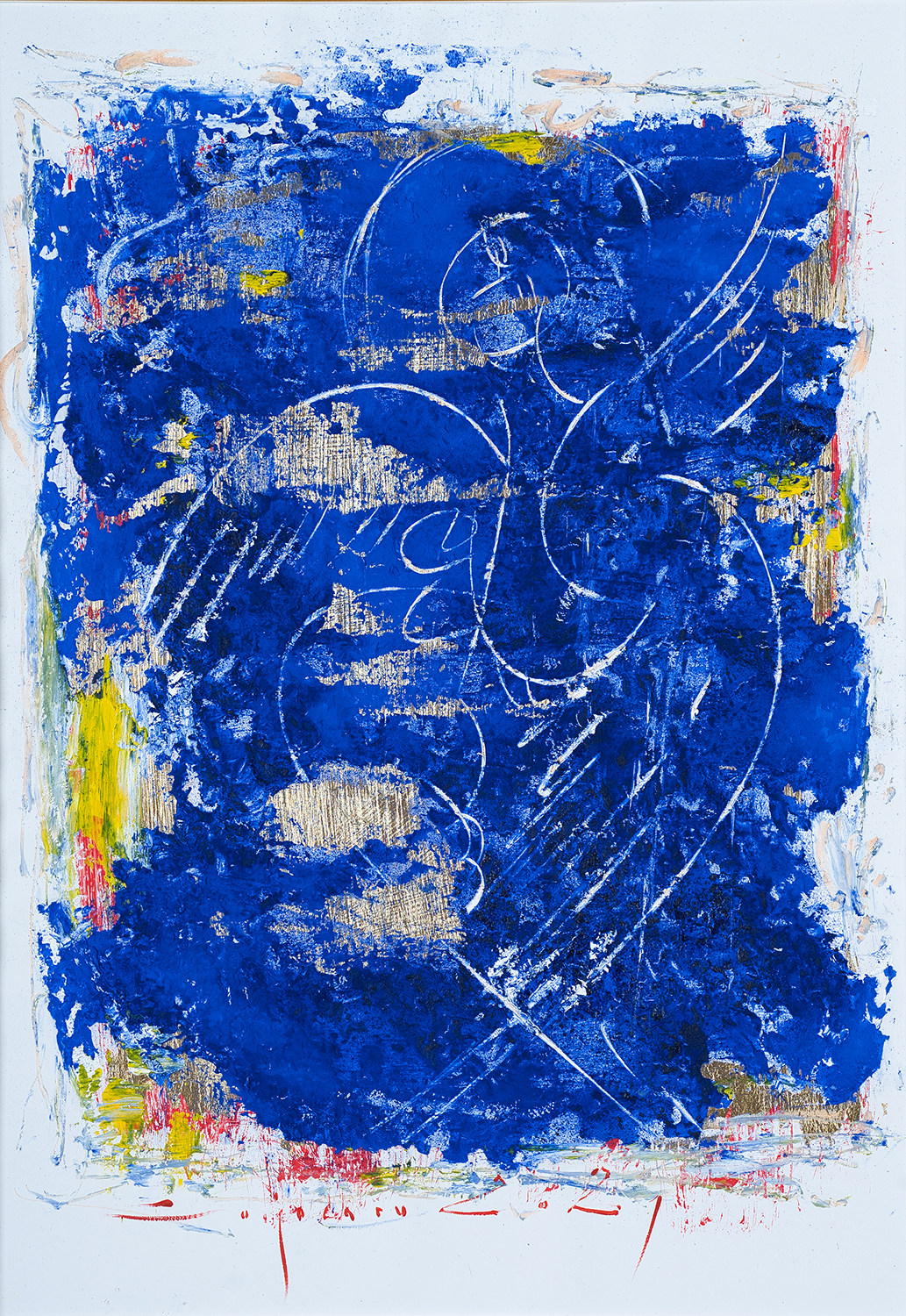 Stră – linii cerești II – pictură în ulei, artist Iurie Cojocaru – Iurie Cojocaru – O Galerie de Artă