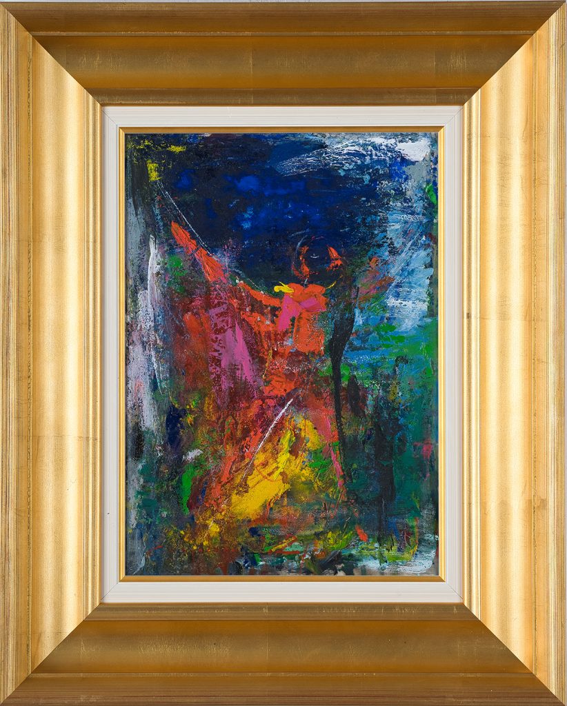 Prezență binefăcătoare – pictură în ulei, artist Iurie Cojocaru – Iurie Cojocaru – O Galerie de Artă