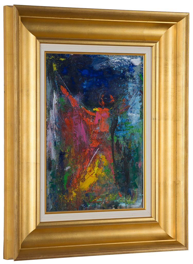 Prezență binefăcătoare – pictură în ulei, artist Iurie Cojocaru – Iurie Cojocaru – O Galerie de Artă