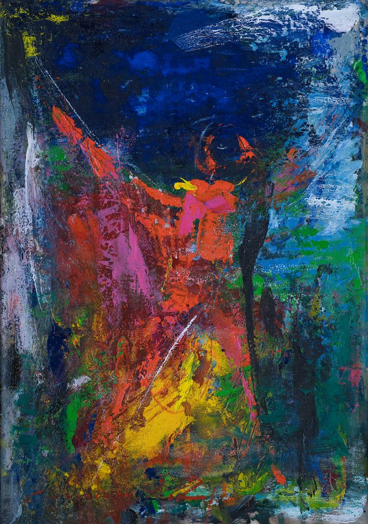 Prezență binefăcătoare – pictură în ulei, artist Iurie Cojocaru – Iurie Cojocaru – O Galerie de Artă