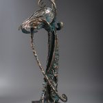 Înger III – sculptură în bronz, artist Liviu Bumbu – Liviu Bumbu – O Galerie de Artă