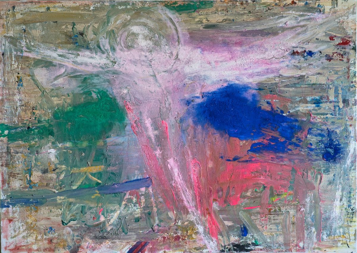 Între pământ și cer – pictură în ulei, artist Iurie Cojocaru – Iurie Cojocaru – O Galerie de Artă