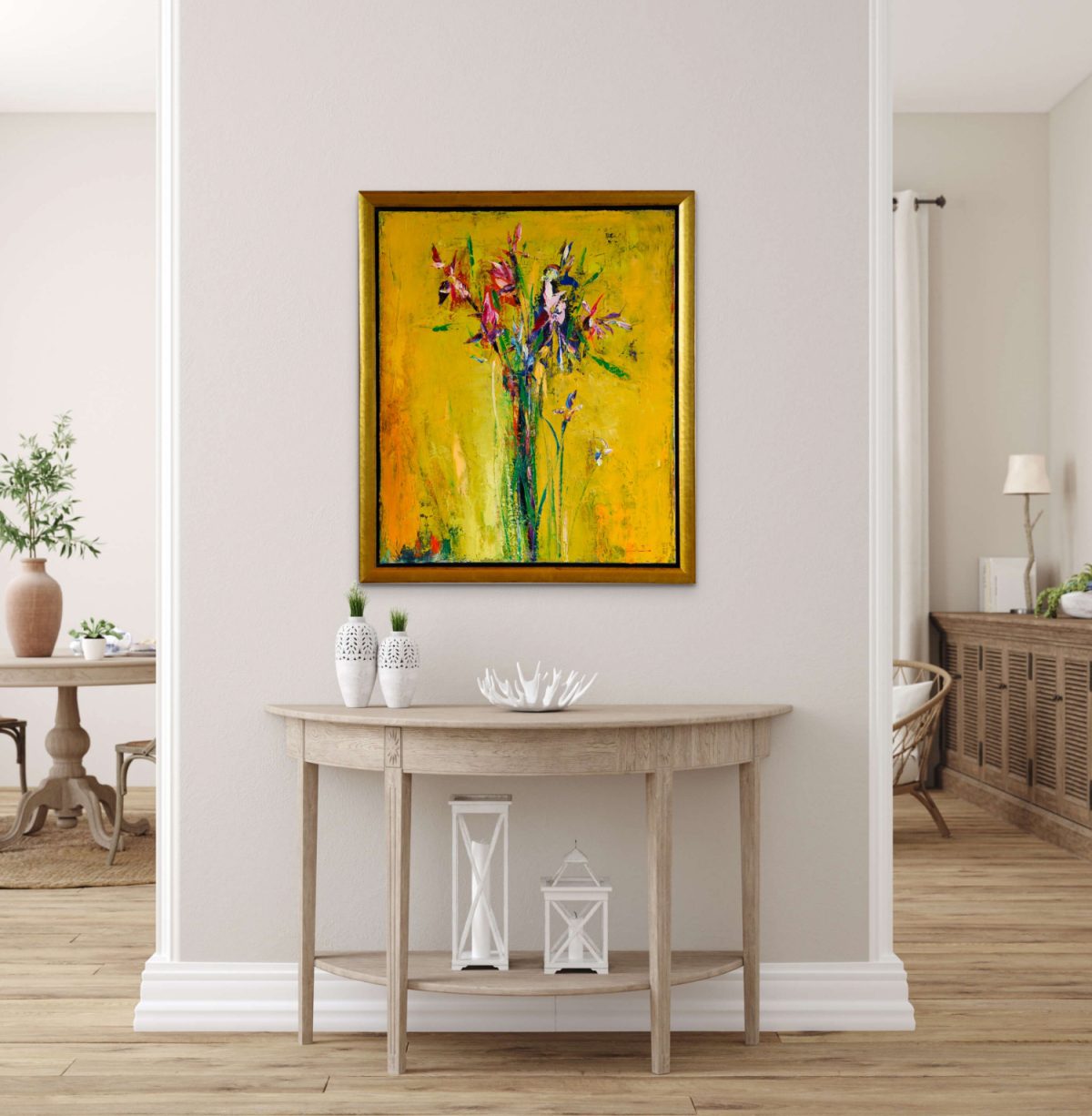 Galben în lumină – pictură în ulei, artist Iurie Cojocaru – Iurie Cojocaru – O Galerie de Artă