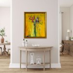 Galben în lumină – pictură în ulei, artist Iurie Cojocaru – Iurie Cojocaru – O Galerie de Artă