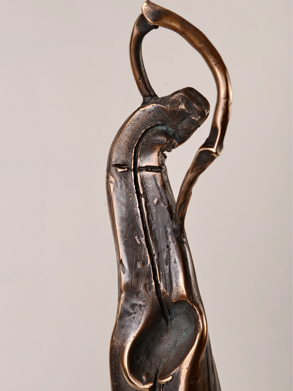 Iuda – sculptură în bronz, artist Liviu Bumbu – Liviu Bumbu – O Galerie de Artă