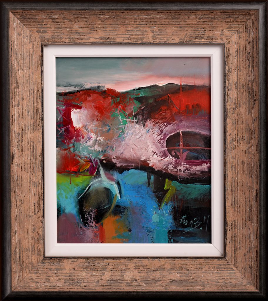 Latenta – pictură în acrilic, artist Emanuel Bumbu – Emanuel Bumbu – O Galerie de Artă