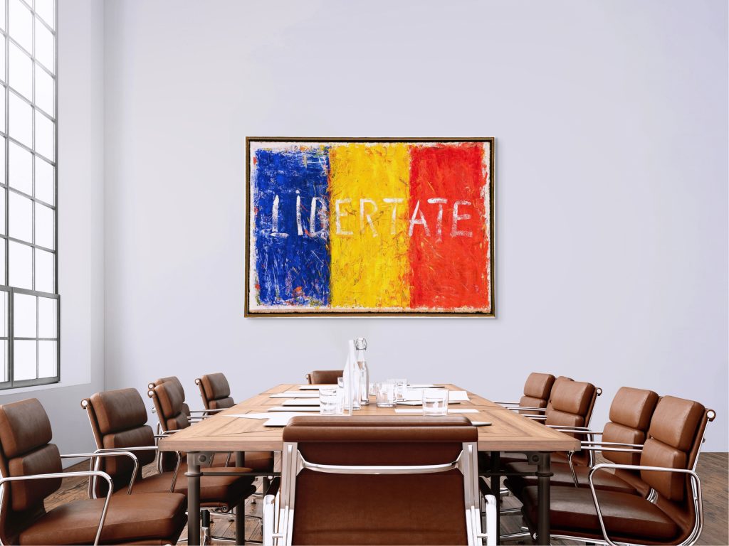 Libertate – pictură în ulei, artist Iurie Cojocaru – Iurie Cojocaru – O Galerie de Artă