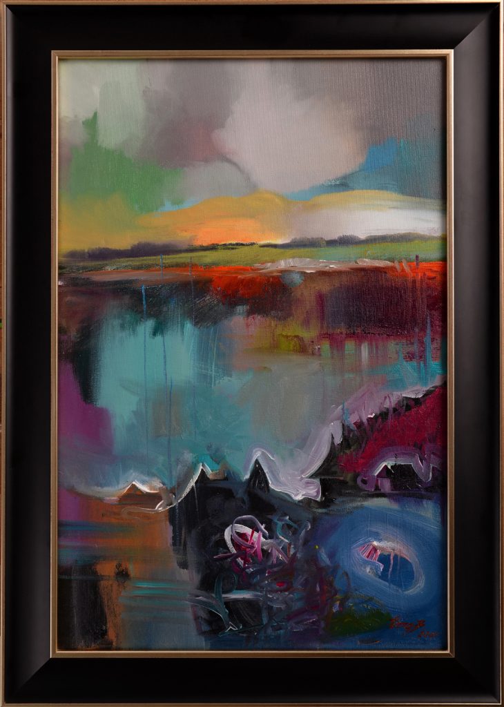 Liniște – pictură în acrilic, artist Emanuel Bumbu – Emanuel Bumbu – O Galerie de Artă