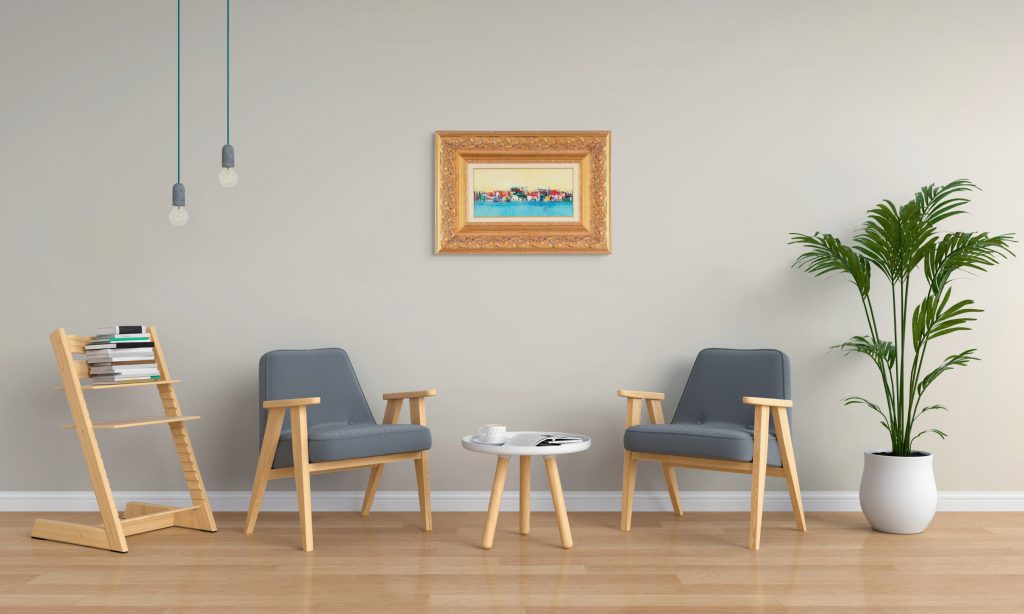 Liniștea Deltei – pictură în ulei, artist Iurie Cojocaru – Iurie Cojocaru – O Galerie de Artă