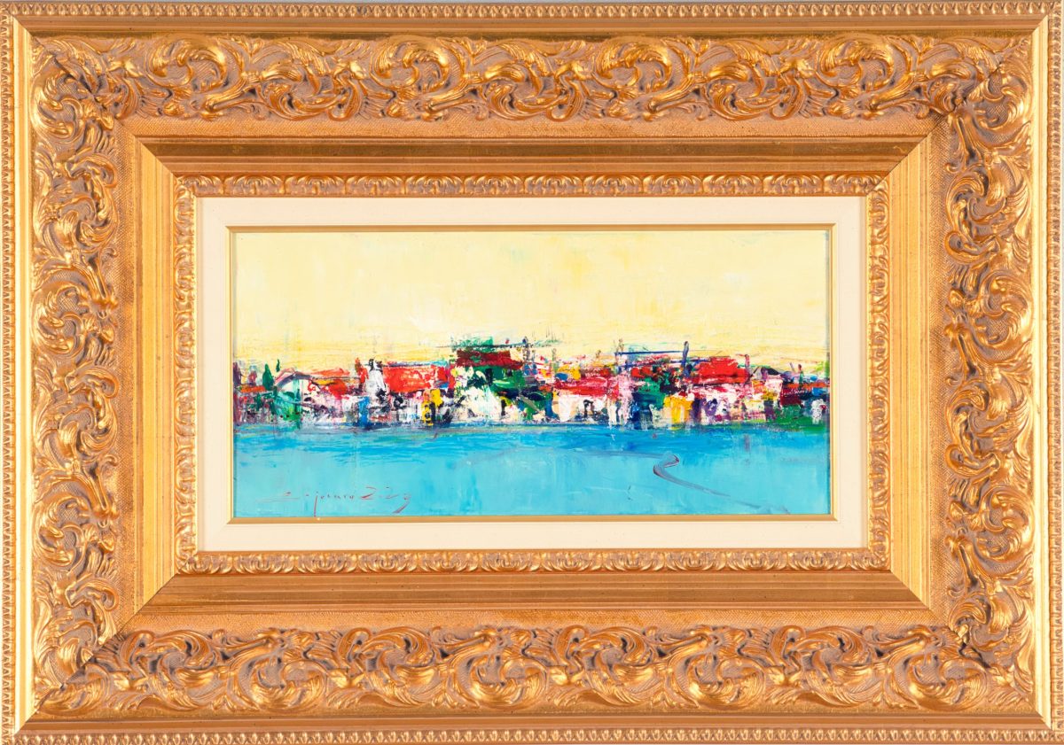 Liniștea Deltei – pictură în ulei, artist Iurie Cojocaru – Iurie Cojocaru – O Galerie de Artă