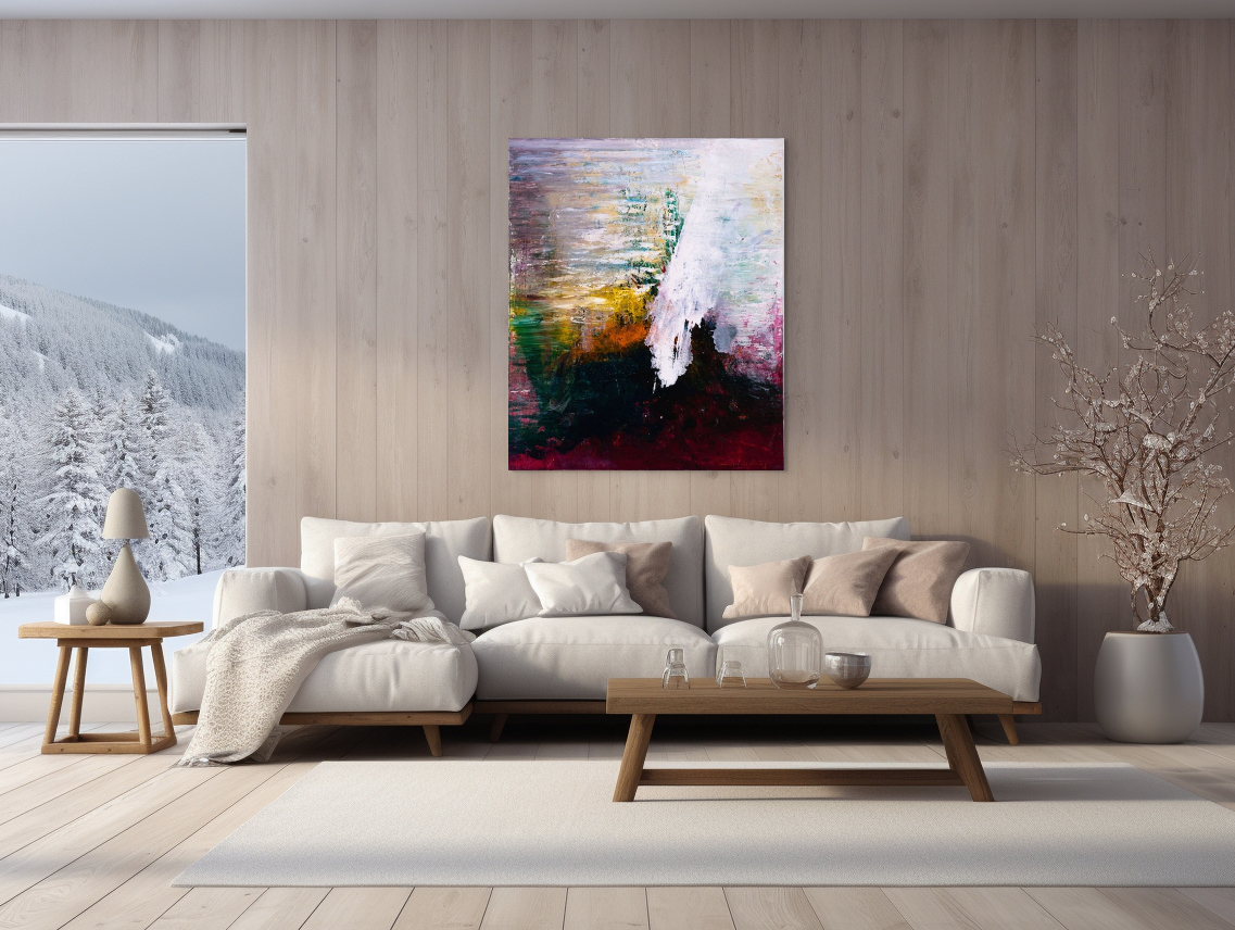 Lumină din adâncuri – pictură în ulei, artist Iurie Cojocaru – Iurie Cojocaru – O Galerie de Artă