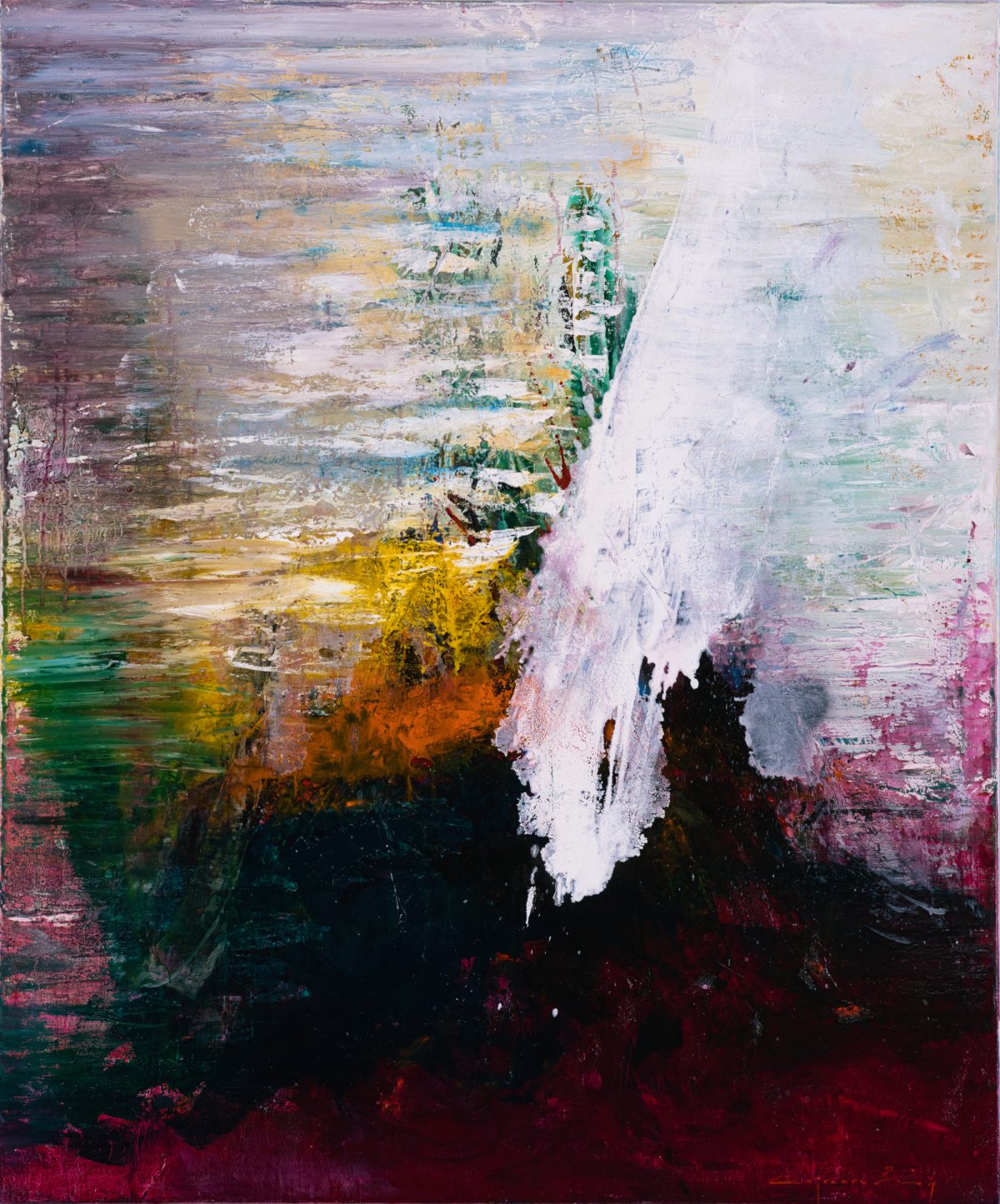 Lumină din adâncuri – pictură în ulei, artist Iurie Cojocaru – Iurie Cojocaru – O Galerie de Artă