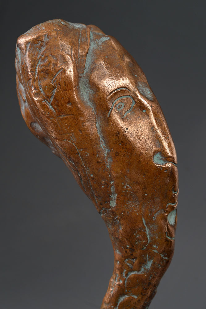 Visătorul – sculptură în bronz, artist Liviu Bumbu – Liviu Bumbu – O Galerie de Artă