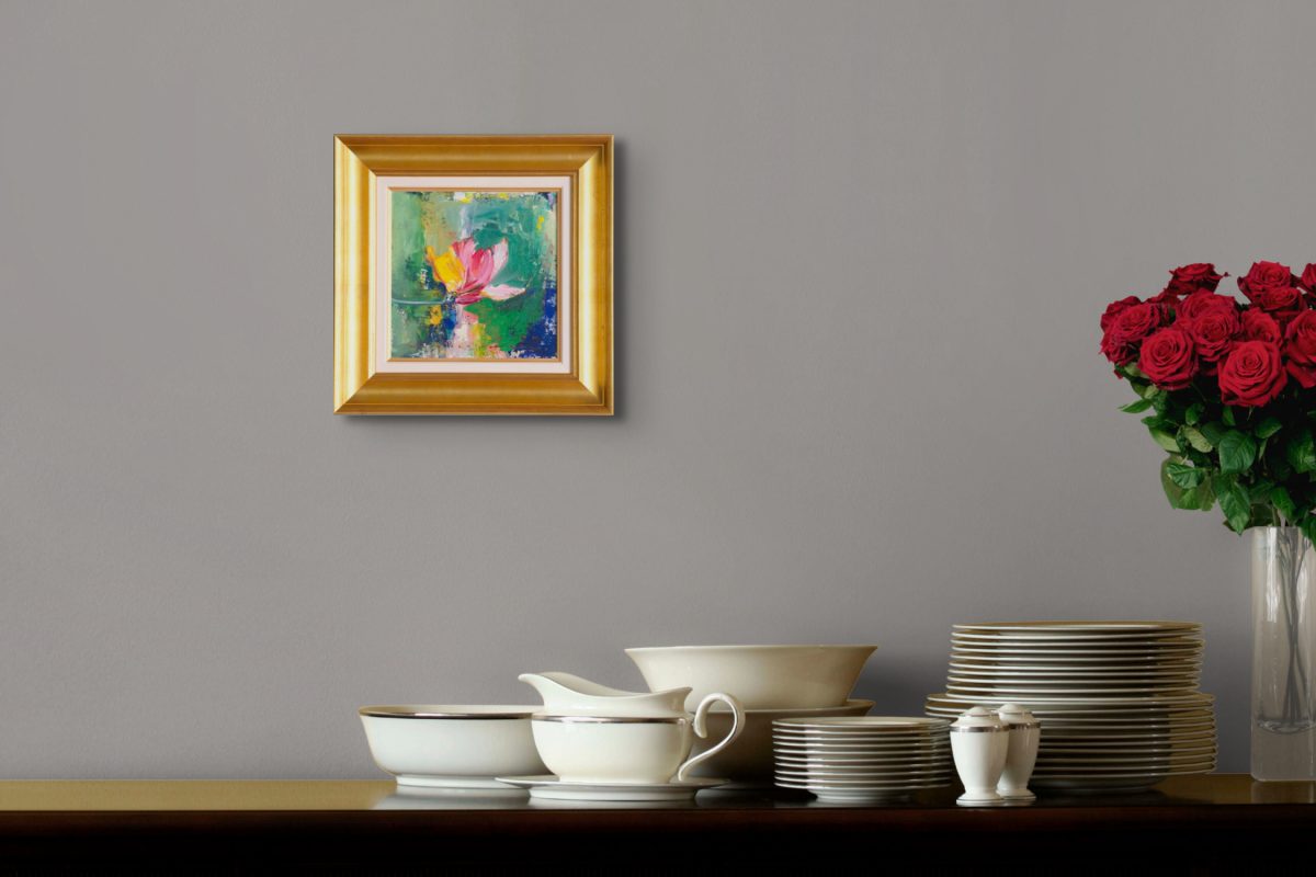 Magnolia – pictură în ulei, artist Iurie Cojocaru – Iurie Cojocaru – O Galerie de Artă