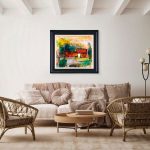 Margine de sat II – pictură în ulei, artist Iurie Cojocaru – Iurie Cojocaru – O Galerie de Artă