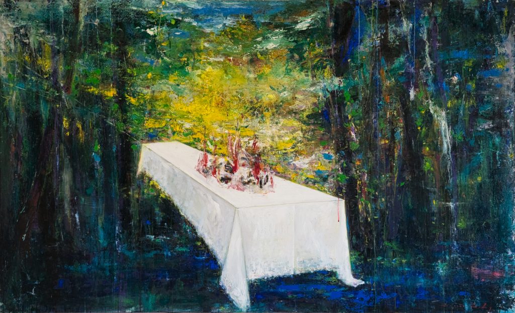 Invitație – pictură în ulei, artist Iurie Cojocaru – Iurie Cojocaru – O Galerie de Artă