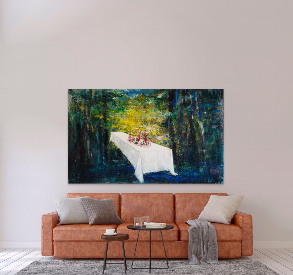 Invitație – pictură în ulei, artist Iurie Cojocaru – Iurie Cojocaru – O Galerie de Artă