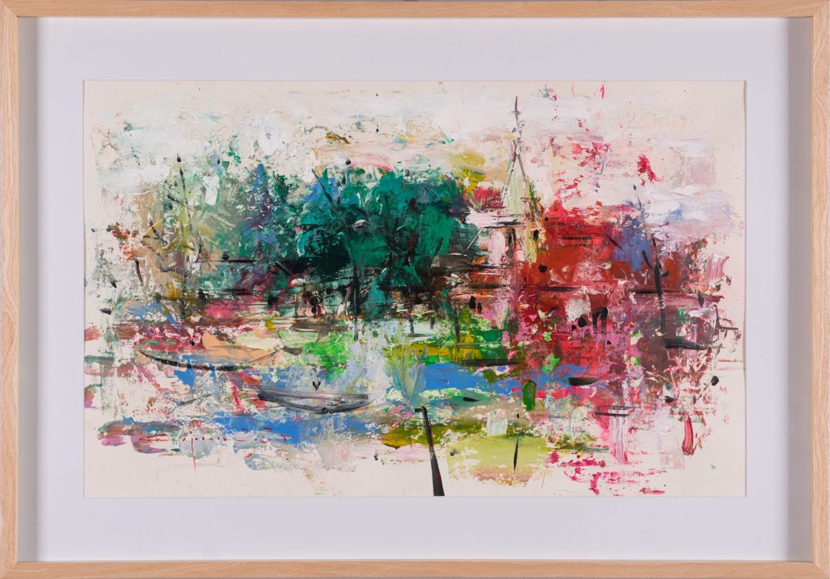 Memoria satului – pictură în ulei, artist Iurie Cojocaru – Iurie Cojocaru – O Galerie de Artă