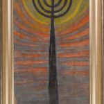 Menora III – pictură în ulei, artist Octavian Cosman – Octavian Cosman – O Galerie de Artă