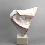 Mother bird – sculptură în lut ars patinat, artist Petru Leahu – Petru Leahu – O Galerie de Artă