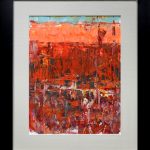 Obiect de îmbrăcăminte uitat – pictură în acrilic, artistă Cristina Marian – Cristina Marian – O Galerie de Artă