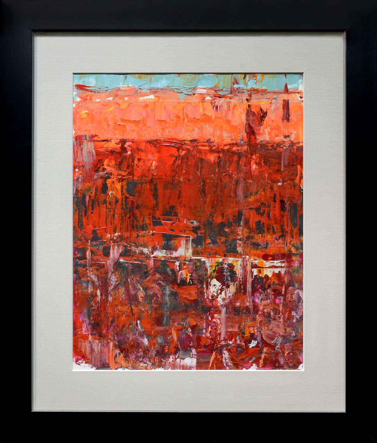 Obiect de îmbrăcăminte uitat – pictură în acrilic, artistă Cristina Marian – Cristina Marian – O Galerie de Artă
