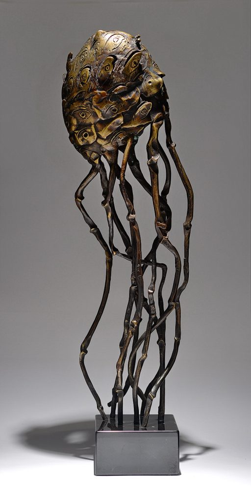 Ochii mării – sculptură în bronz, artist Liviu Bumbu – Liviu Bumbu – O Galerie de Artă