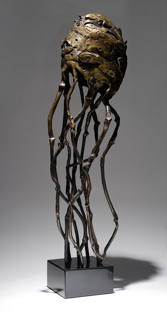 Ochii mării – sculptură în bronz, artist Liviu Bumbu – Liviu Bumbu – O Galerie de Artă