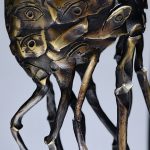 Ochii mării – sculptură în bronz, artist Liviu Bumbu – Liviu Bumbu – O Galerie de Artă