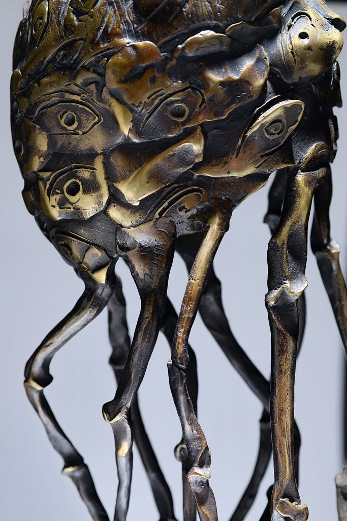 Ochii mării – sculptură în bronz, artist Liviu Bumbu – Liviu Bumbu – O Galerie de Artă