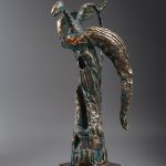Înger II – sculptură în bronz, artist Liviu Bumbu – Liviu Bumbu – O Galerie de Artă