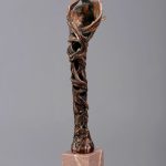 Legături II – sculptură în bronz, artist Petru Leahu – Petru Leahu – O Galerie de Artă