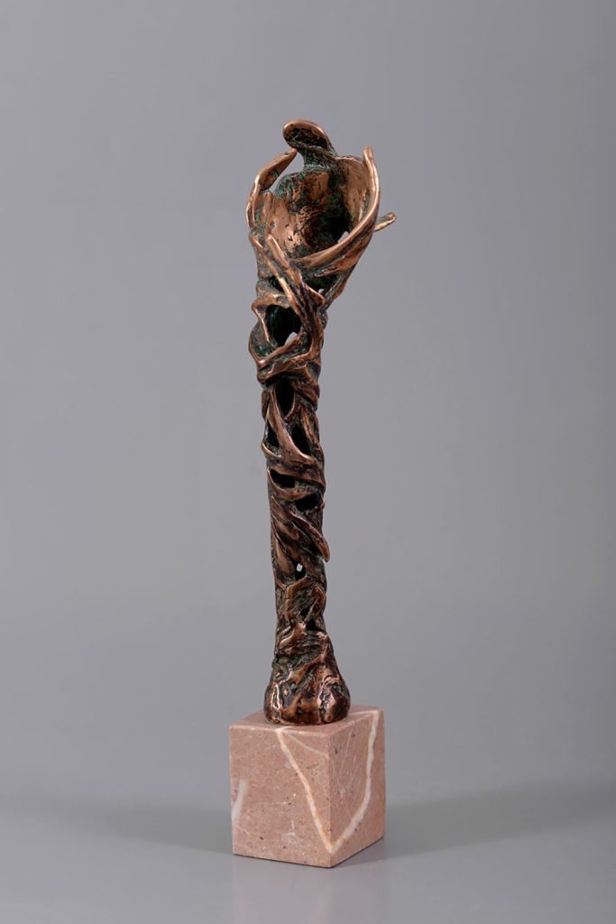 Legături II – sculptură în bronz, artist Petru Leahu – Petru Leahu – O Galerie de Artă