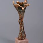 Pomul familiei – sculptură în bronz, artist Petru Leahu – Petru Leahu – O Galerie de Artă