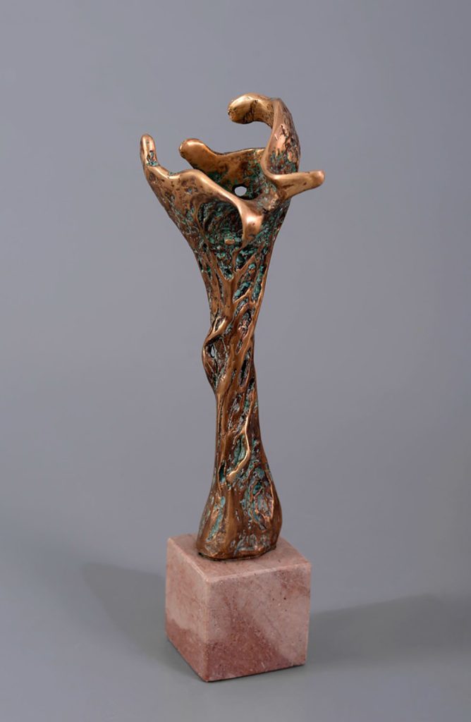 Pomul familiei – sculptură în bronz, artist Petru Leahu – Petru Leahu – O Galerie de Artă