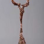 Vestitor – sculptură în bronz, artist Petru Leahu – Petru Leahu – O Galerie de Artă
