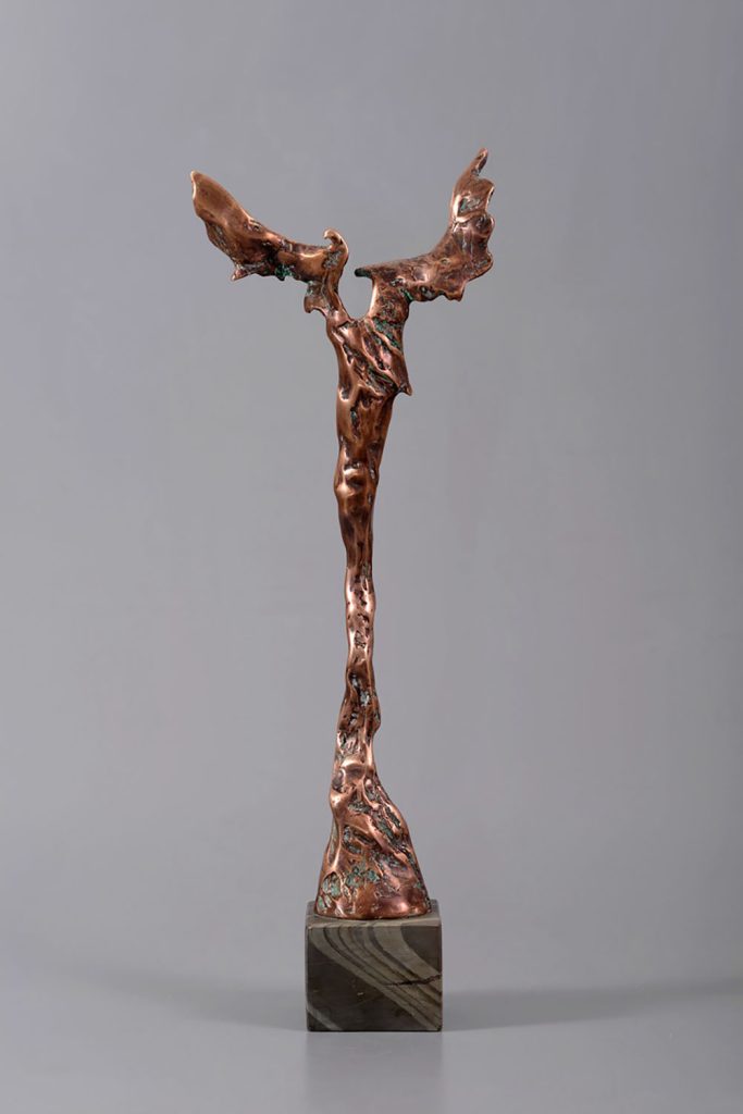 Vestitor – sculptură în bronz, artist Petru Leahu – Petru Leahu – O Galerie de Artă