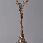 Vestitor – sculptură în bronz, artist Petru Leahu – Petru Leahu – O Galerie de Artă
