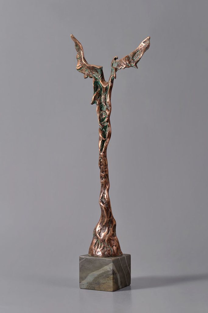 Vestitor – sculptură în bronz, artist Petru Leahu – Petru Leahu – O Galerie de Artă