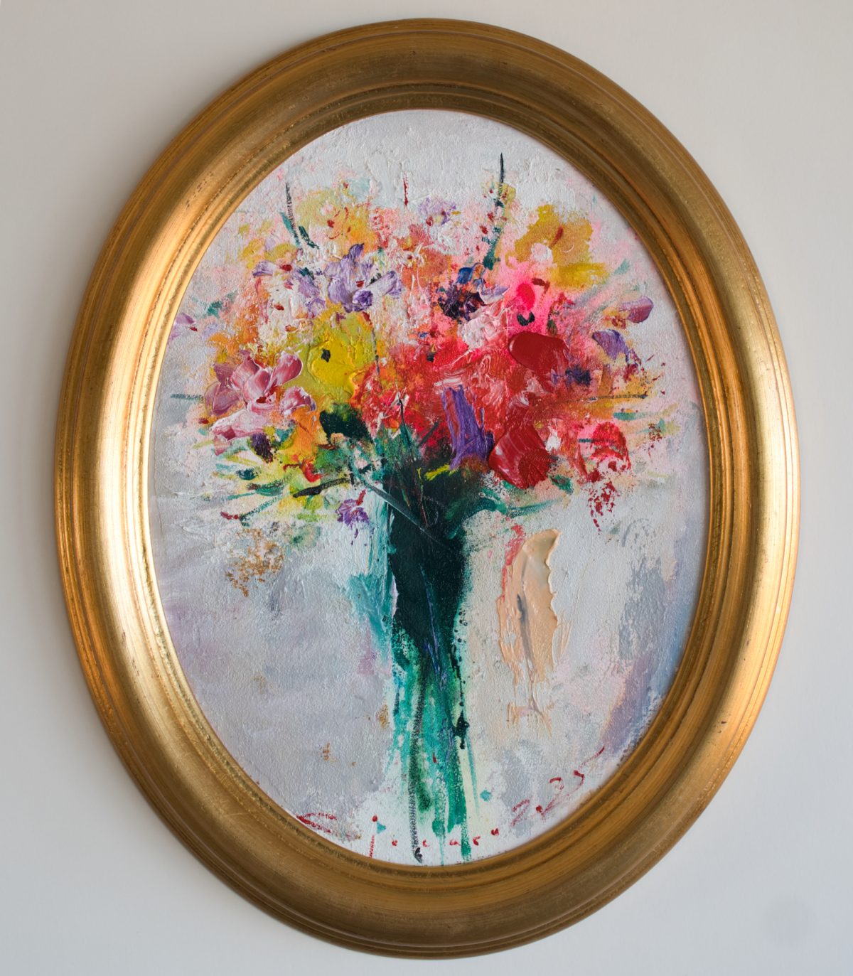 Fragilitatea bucuriei – pictură în ulei, artist Iurie Cojocaru – Iurie Cojocaru – O Galerie de Artă