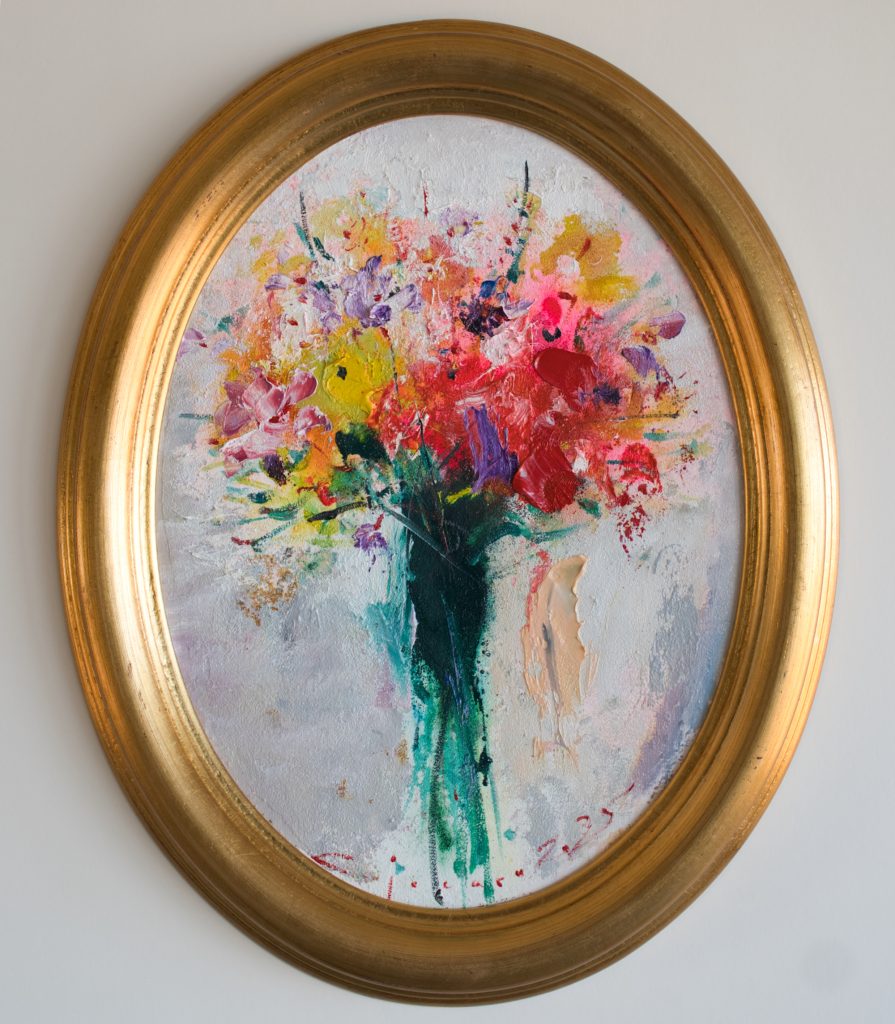Fragilitatea bucuriei – pictură în ulei, artist Iurie Cojocaru – Iurie Cojocaru – O Galerie de Artă