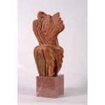 Autoportret – sculptură în lut ars, artist Liviu Bumbu – Liviu Bumbu – O Galerie de Artă